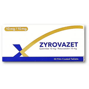 ZYROVAZET 10 / 10 MG ( EZETIMIBE / ROSUVASTATIN ) 30 FILM-COATED TABLETS